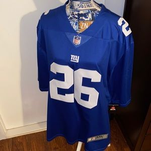 NFL men’s Giants Jersey. #26 Barkley. XXL. NWT.